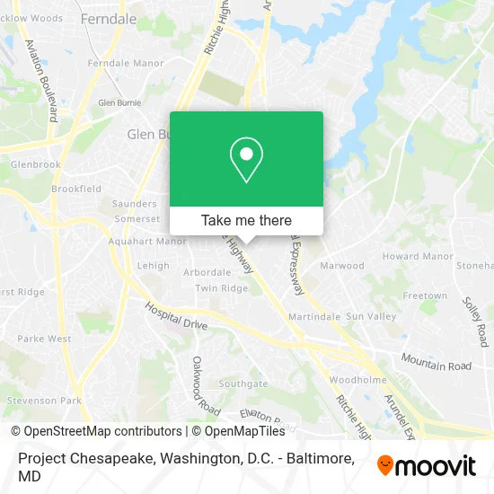 Project Chesapeake map
