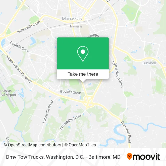 Dmv Tow Trucks map