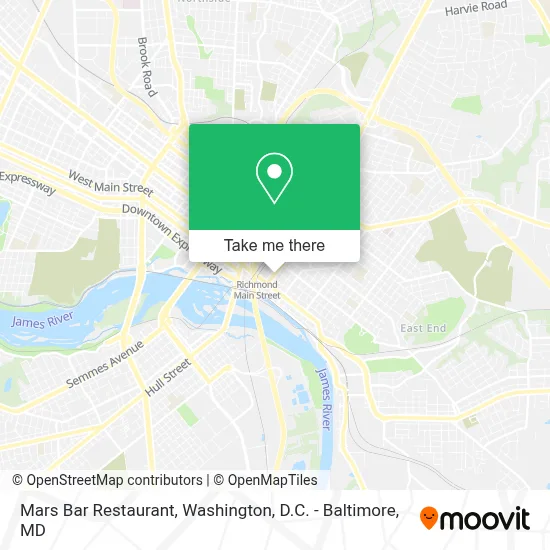 Mars Bar Restaurant map