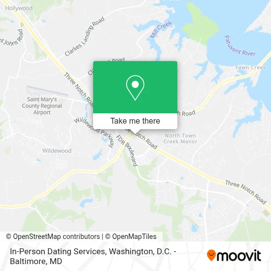 In-Person Dating Services map