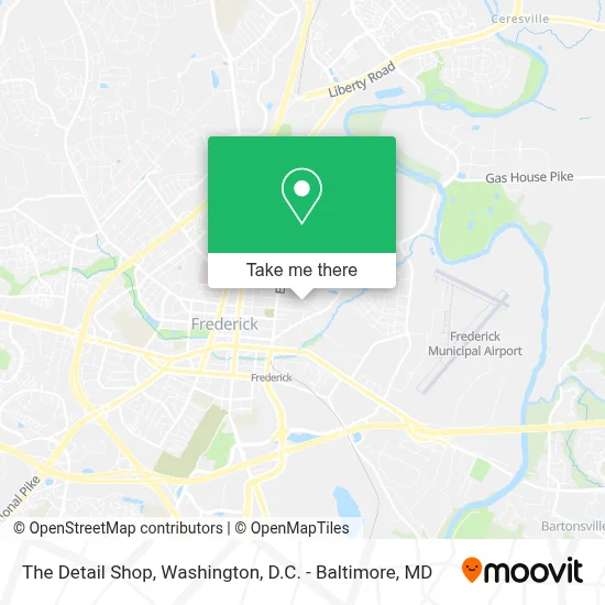 The Detail Shop map