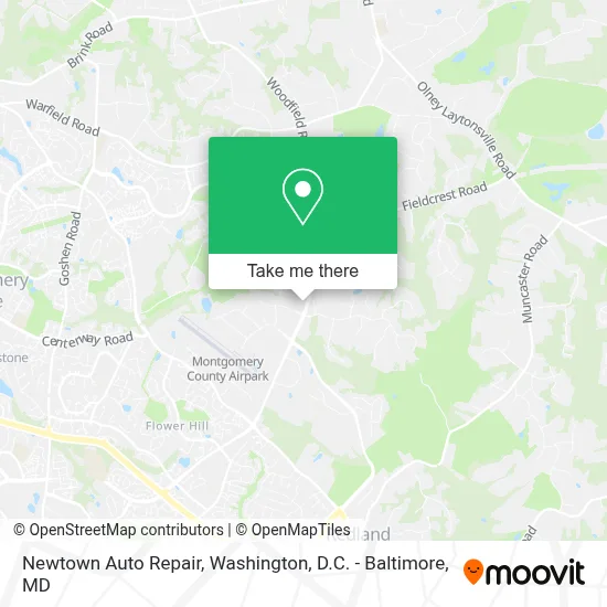 Newtown Auto Repair map