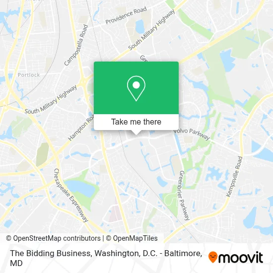 The Bidding Business map