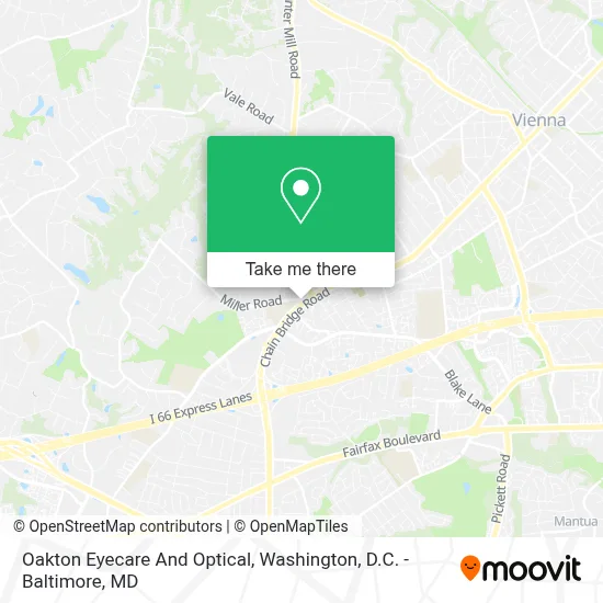 Oakton Eyecare And Optical map