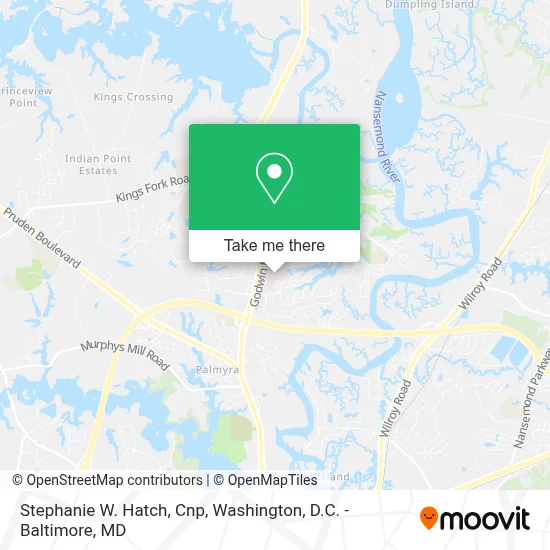 Stephanie W. Hatch, Cnp map