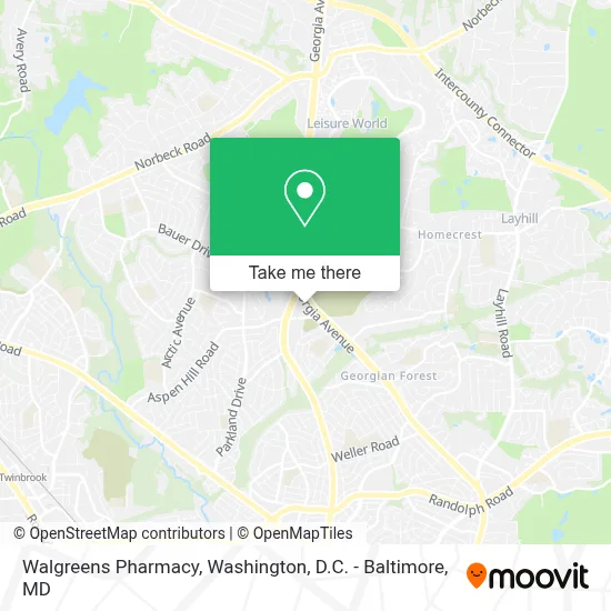 Walgreens Pharmacy map