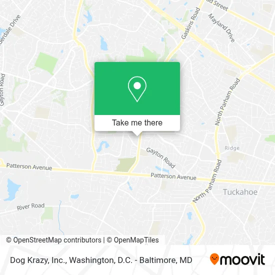 Dog Krazy, Inc. map