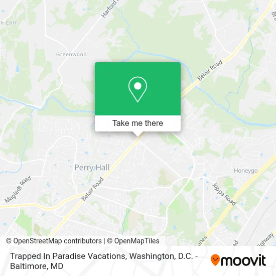 Trapped In Paradise Vacations map