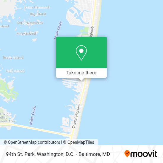 94th St. Park map