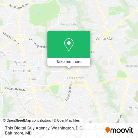 This Digital Guy Agency map