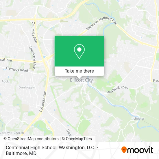 Centennial High School map