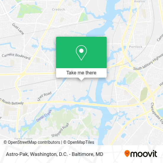 Astro-Pak map