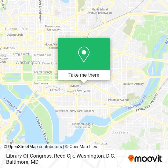 Library Of Congress, Rccd Cjk map
