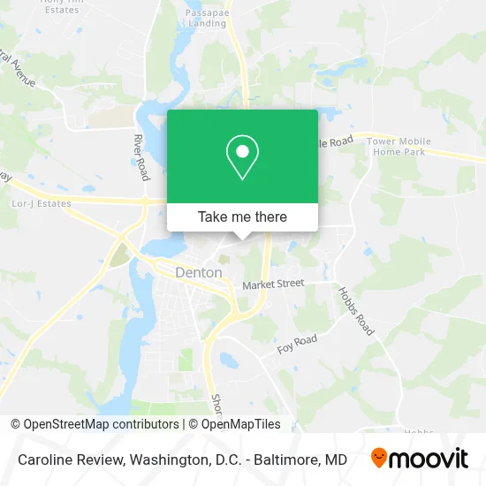 Caroline Review map