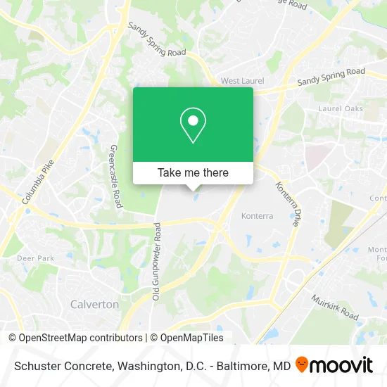 Schuster Concrete map