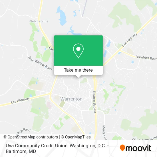 Uva Community Credit Union map
