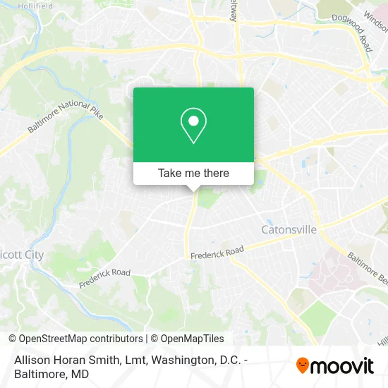 Allison Horan Smith, Lmt map