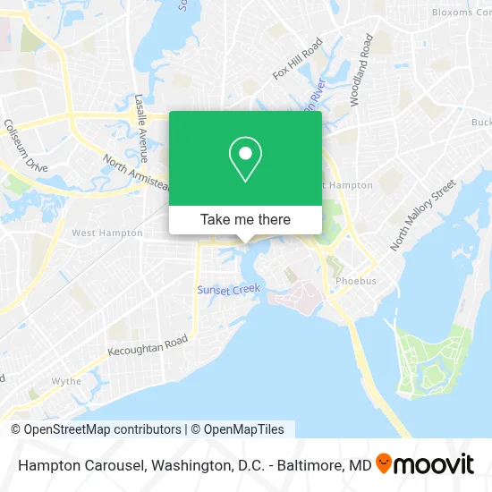 Hampton Carousel map