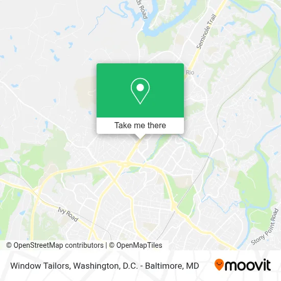 Window Tailors map