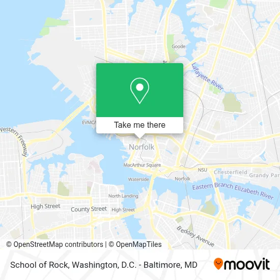School Of Rock map
