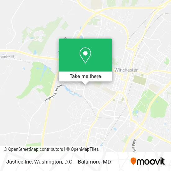 Justice Inc map