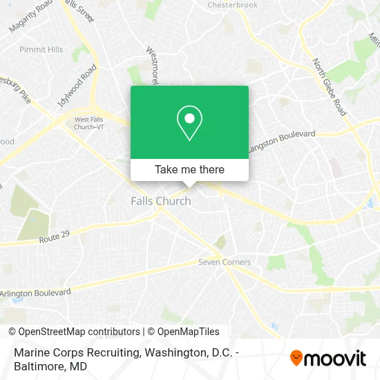 Marine Corps Recruiting map