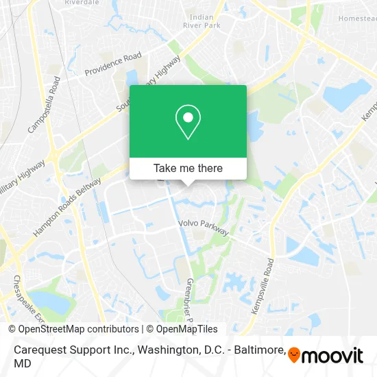 Carequest Support Inc. map