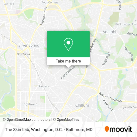 The Skin Lab map