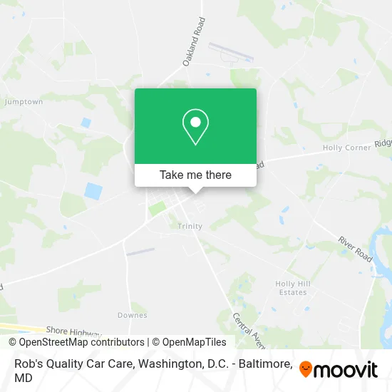 Rob's Quality Car Care map
