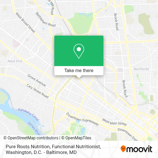 Pure Roots Nutrition, Functional Nutritionist map