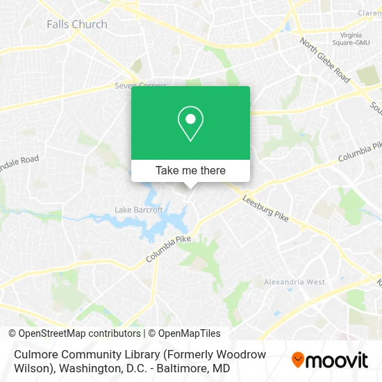 Culmore Community Library (Formerly Woodrow Wilson) map