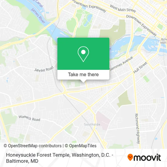 Honeysuckle Forest Temple map