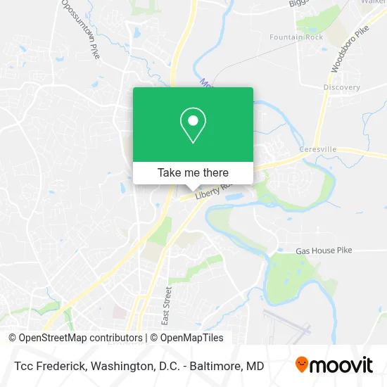 Tcc Frederick map