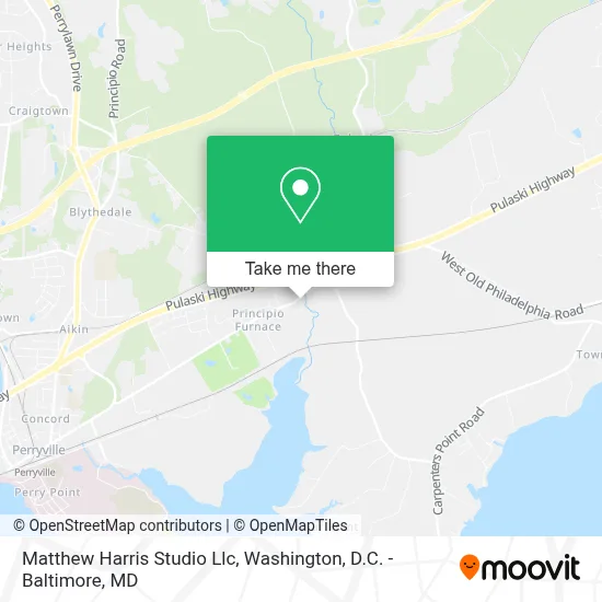 Matthew Harris Studio Llc map