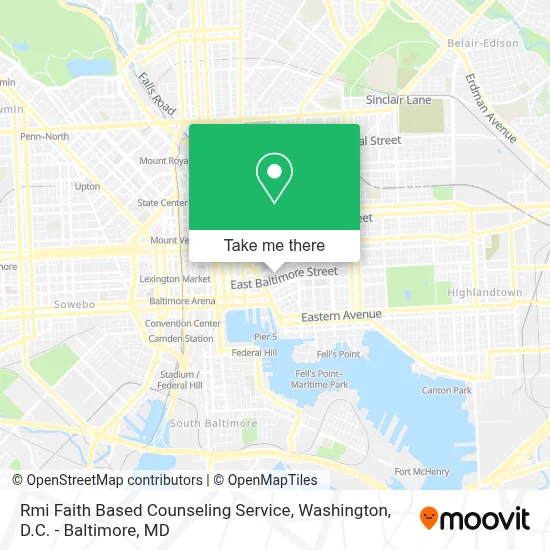Rmi Faith Based Counseling Service map