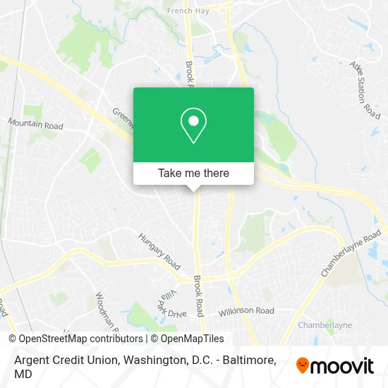Argent Credit Union map