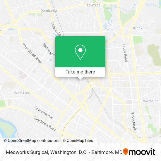 Medworks Surgical map