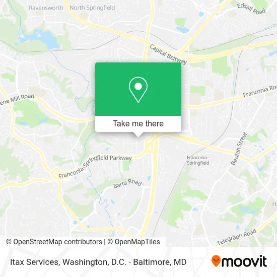 Itax Services map