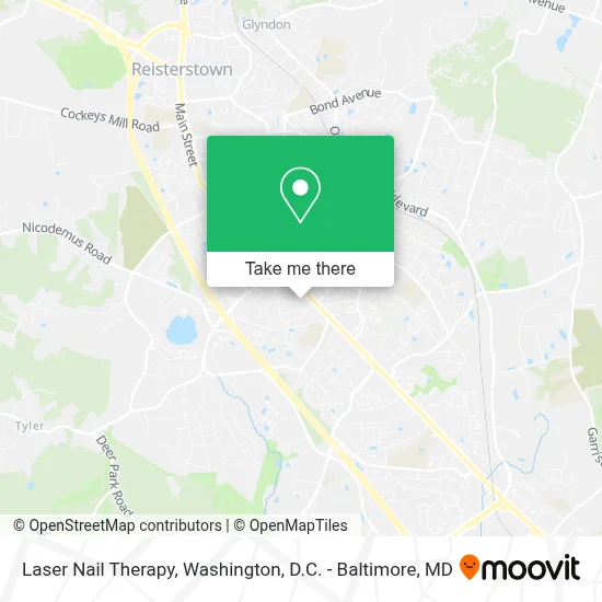 Laser Nail Therapy map