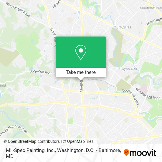 Mil-Spec Painting, Inc. map