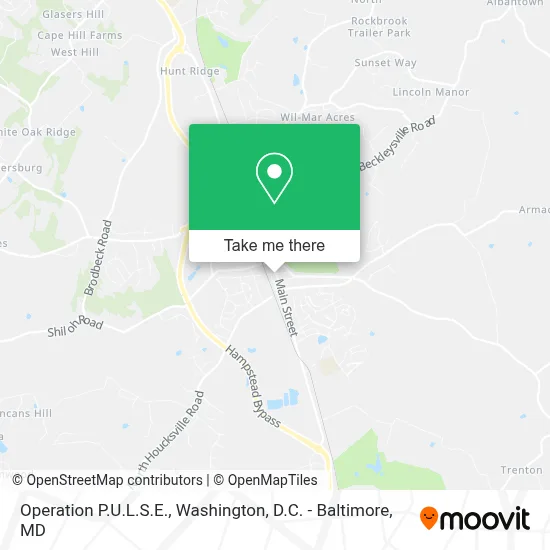 Operation P.U.L.S.E. map