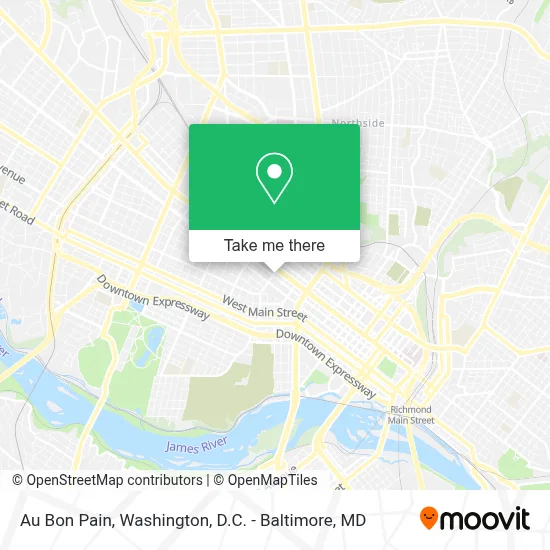 Au Bon Pain map