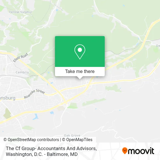 The Cf Group- Accountants And Advisors map