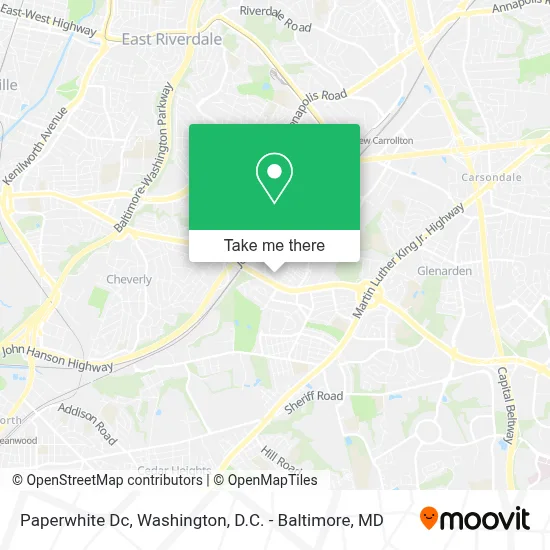 Paperwhite Dc map