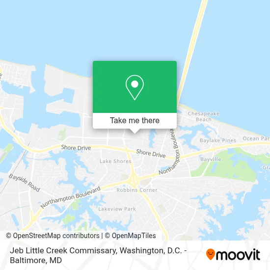 Jeb Little Creek Commissary map