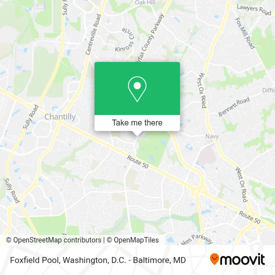 Foxfield Pool map