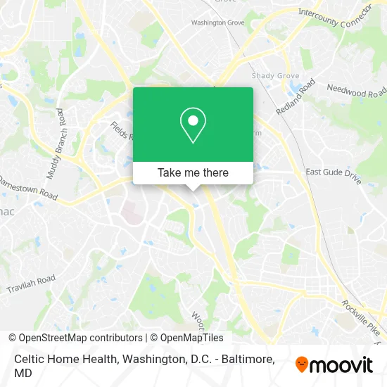 Celtic Home Health map