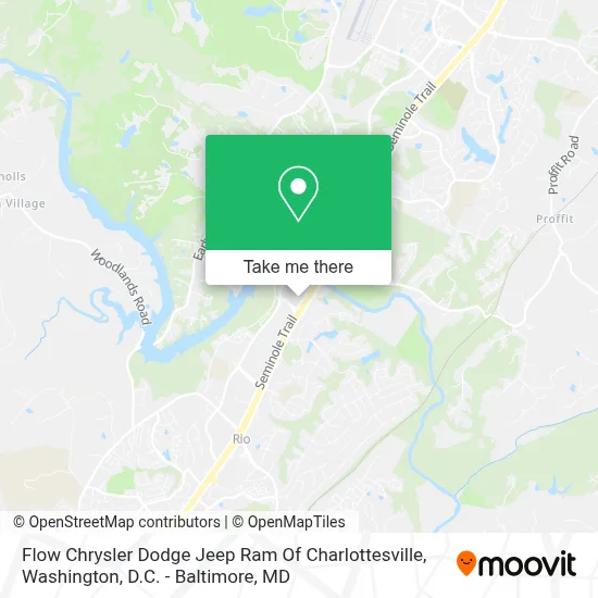 Flow Chrysler Dodge Jeep Ram Of Charlottesville map