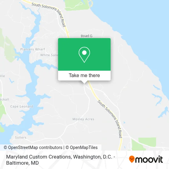 Maryland Custom Creations map