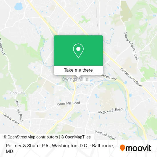 Portner & Shure, P.A. map